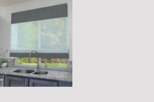 Roman blinds Voile