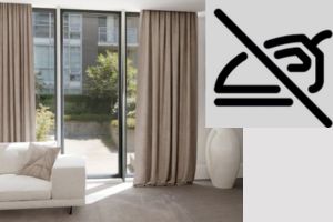Iron-free curtains