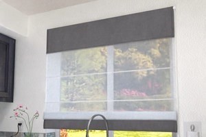 Roman blinds Voile