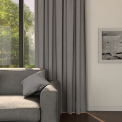 Beautiful blackout blackout curtain, blackout, for living room, matt, grey beige