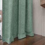 Fashionable velvet drape, slightly shiny, soft, light turquoise