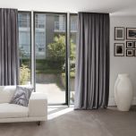 Glamour style drape plain silver