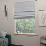 Modern Roman blind in matte one-colored light gray