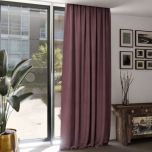 Fashionable modern drape matt one-coloured pastel pink