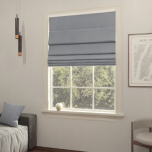 Modern Roman blind in matte one-colored gray beige