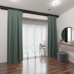 Modern matte one-colour drape pastel pistachio