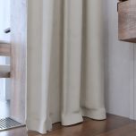 Elegant modern drape matt single colour light cream for the room