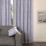 Smooth matt curtain, one colour, soft to the touch, no ironing, pastel light purple