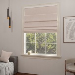 Modern Roman blind in matte smooth pastel light rose