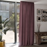 Fashionable modern drape matt one-coloured pastel pink