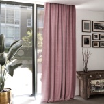 Beautiful velvet drape, for the room, slightly shiny, powder pink