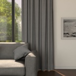 Modern blackout blackout curtain, blackout, dark grey