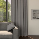 Beautiful blackout blackout curtain, blackout, for living room, matt, grey beige