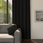 Blackout blackout drape, blackout, matt, plain, made to measure