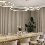 Modern blackout curtain, matt, blackout, made to measure, beige