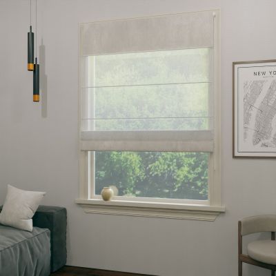 Volie Roman blind with mechanism, colour ash beige