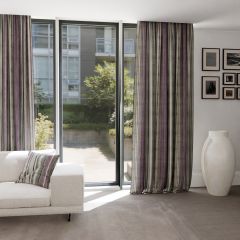 Fashionable curtain, modern, vertical stripes, natural, matt, for the room