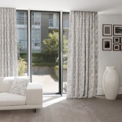 Beautiful romantic curtain, matt, natural, small leaves, made to measure 