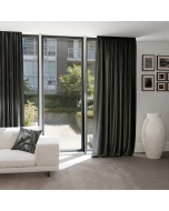 Glamour style drape plain dark steel