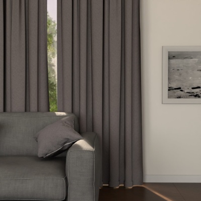 Blackout blackout blackout curtain, matt, made to measure, cold nude