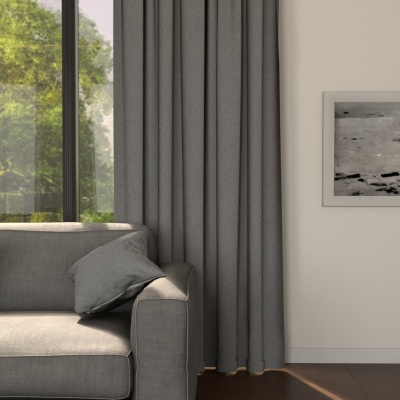 Modern blackout blackout curtain, blackout, dark grey