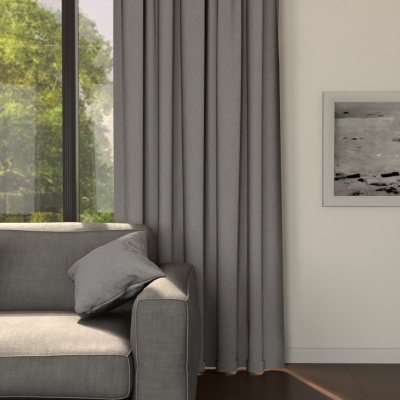 Beautiful blackout blackout curtain, blackout, for living room, matt, grey beige