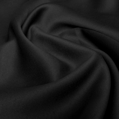 Black blackout Roman blind in matt