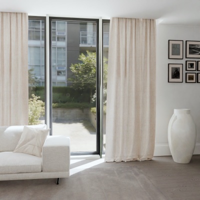 Natural Linen Beige Drape, for covering