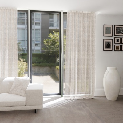 Light cream Linen Drape - Natural Lightness