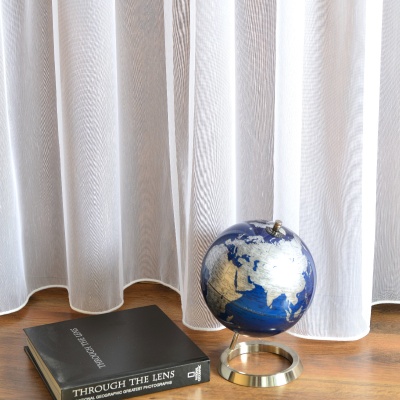 Elegant, modern, curtain white, for living room, room, without ironing