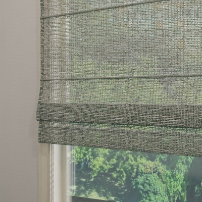 Linen Roman Blind in Latte Shade