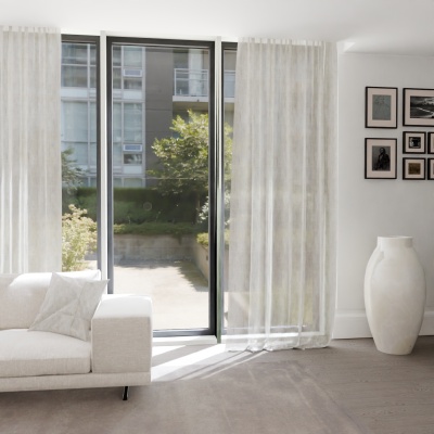 Light Cream Linen Drape Made from Natural Linen