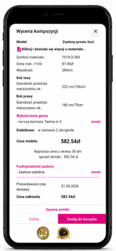 Dopasuj rozmiar swojej zasłony, rolety